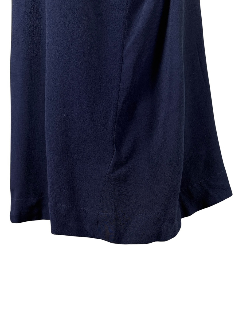 Free People Navy Blue Cowl Neck Sleeveless Tunic Top Medium Boho Soft Drape - Picture 6 of 9